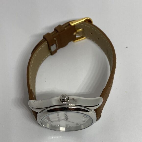 Michael Kors Colette MK6067 Women's Brown Leather Analog Dial Quartz Watch JK524 - Picture 8 of 12